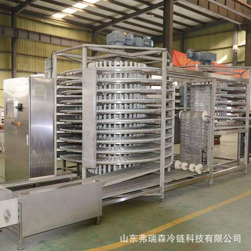 商用螺旋速冻机 水饺馄饨面食速冻设备 鸡肉刀鱼牛排螺旋速冻机