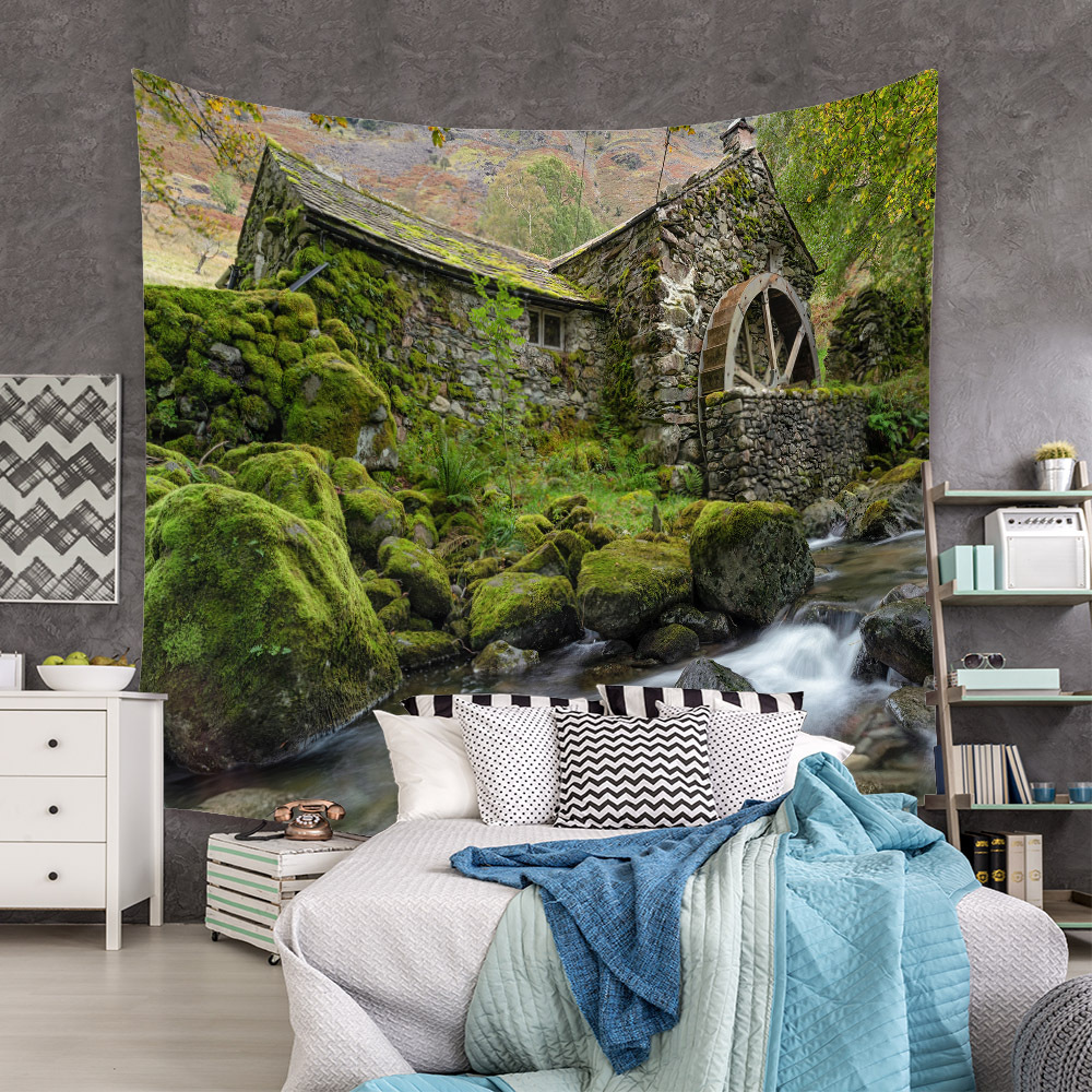 Fashion Landscape Wall Decoration Cloth Tapestry Wholesale Nihaojewelry display picture 125