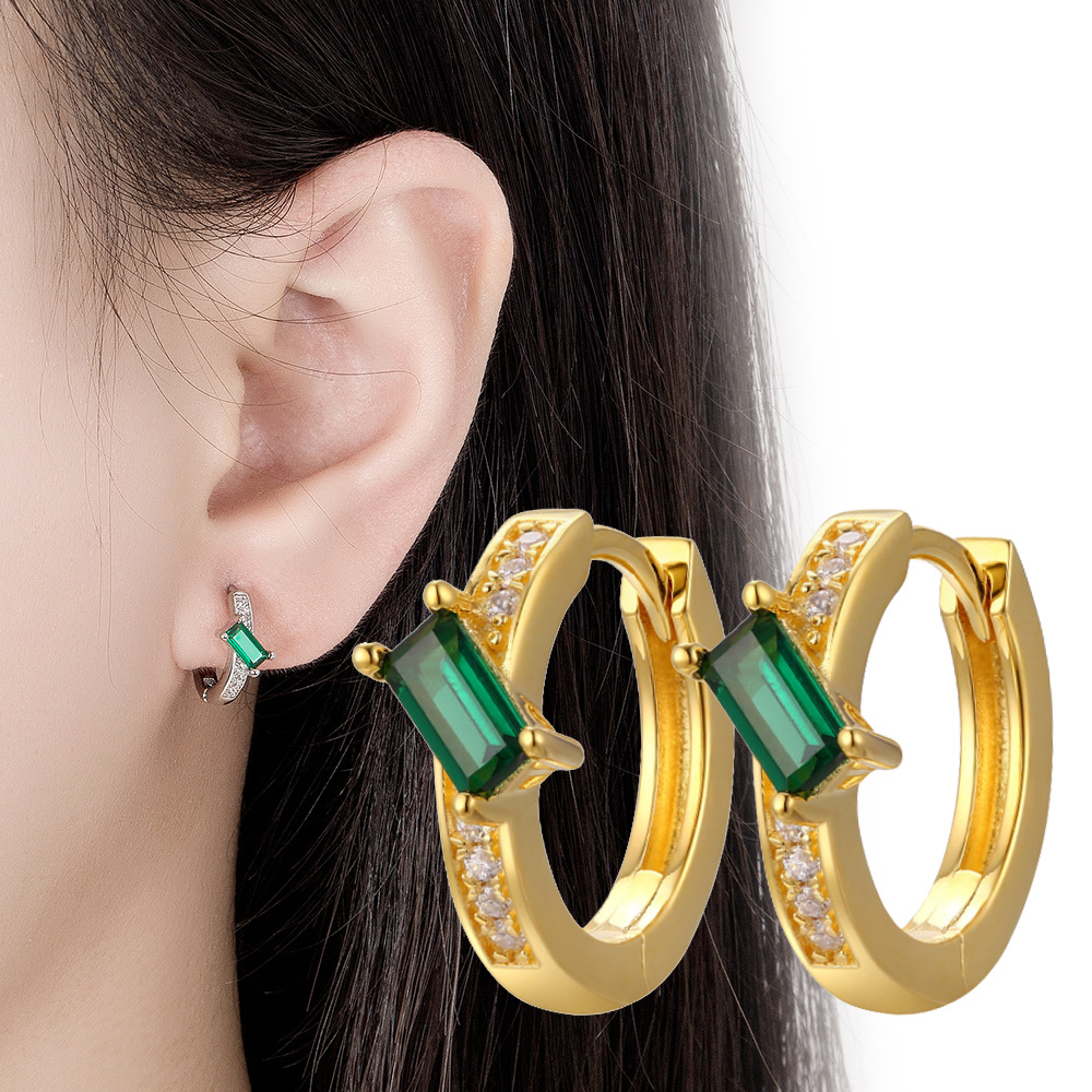 Fashionable retro stone inlay