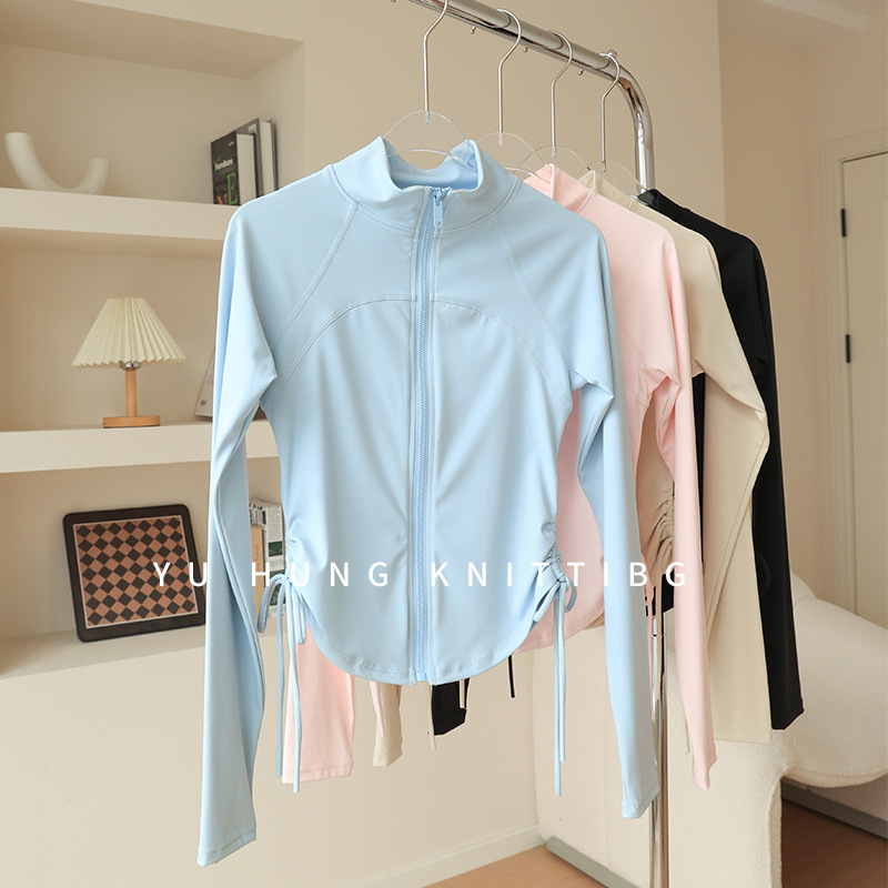 Sports Tops for Women 2026 Autumn New Slim Fit Quick-Drying Training Running Pilates Fitness Jacket