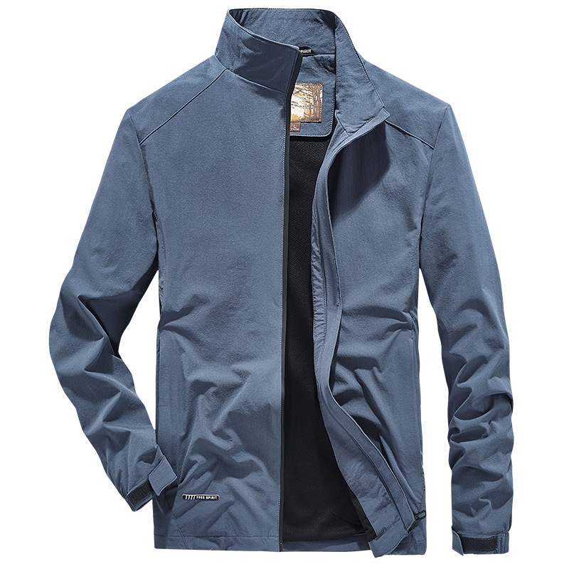 Herrenbekleidung Papas Frühlingsjacke für Männer mittleren und älteren Alters, lässige Oberteile für ältere Menschen, lockere Frühlings- und Herbstjacken für Männer mittleren Alters_voghion.com