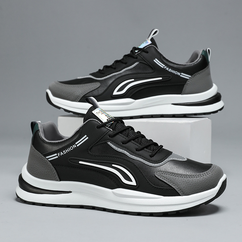 2025 zapatos de invierno para hombres nuevos zapatos deportivos transpirables de moda para hombres con suela gruesa antideslizante zapatos de skate casuales zapatos de papá