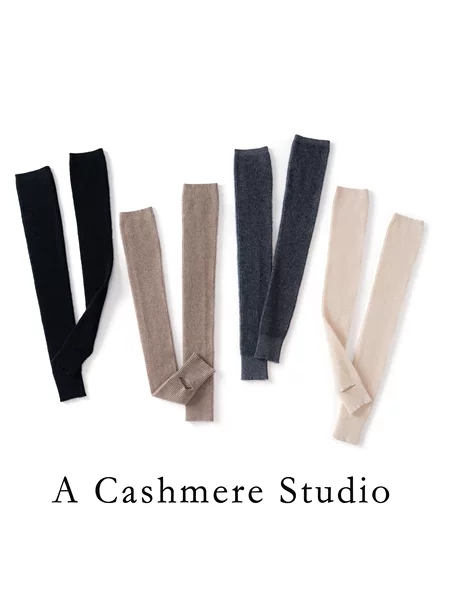 2026 Autumn/Winter New Cashmere Leg Warmers, Solid Color, Unisex, Thickened, Fashionable and Casual