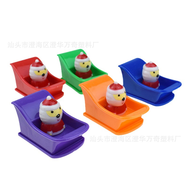 Cross-border Christmas Resurrection Huili Car for the Elderly Snowman Style Inertia Children's Educational Toys