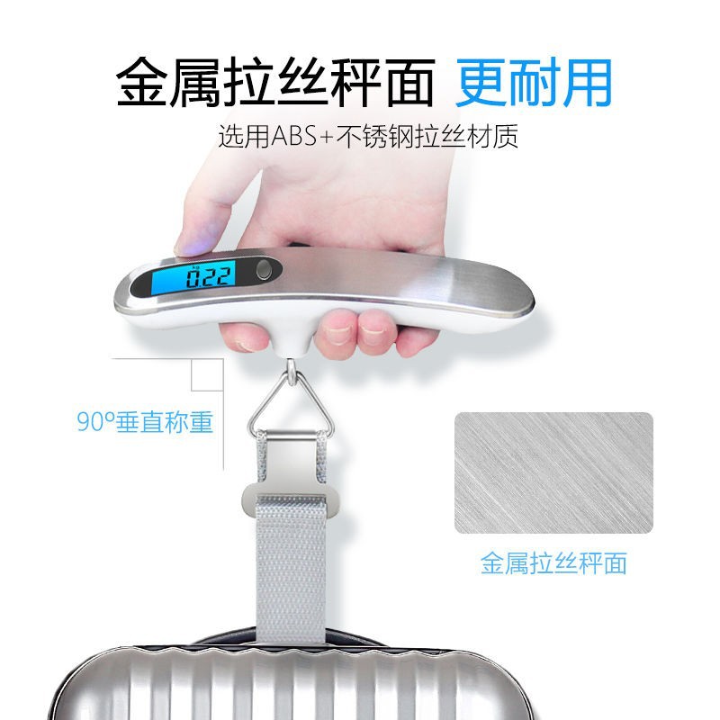 Escala de equipaje de acero inoxidable portátil portátil báscula electrónica para salir del aeropuerto especial báscula de viaje transfronteriza Amazon