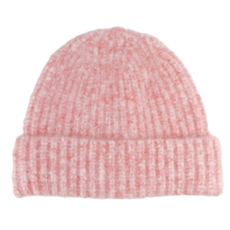 Cappello da donna in lana autunnale, semplice, versatile, tinta unita, lavorato a maglia, in cotone, stile coreano_voghion.com