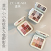 Lchear Little Coloured drawing Eye shadow Earth colors Pearl Matte Sequins Eye shadow Cosmetics wholesale