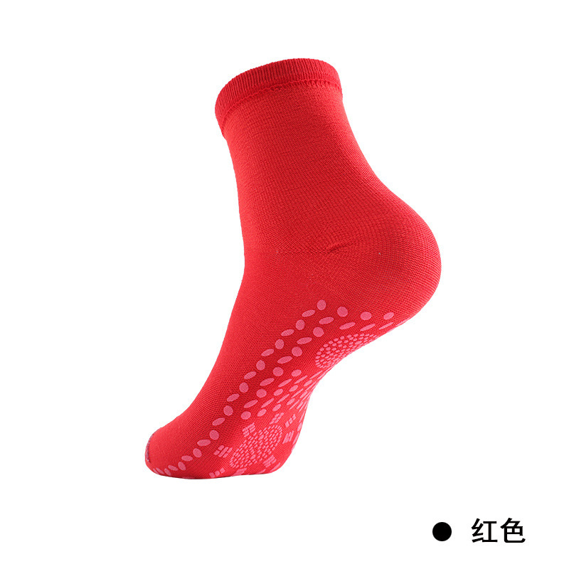 Calcetines Tomalin pies cálidos calcetines de masaje de salud a media pantorrilla calcetines de piso a prueba de frío calefacción hombres y mujeres calcetines fábrica al por mayor