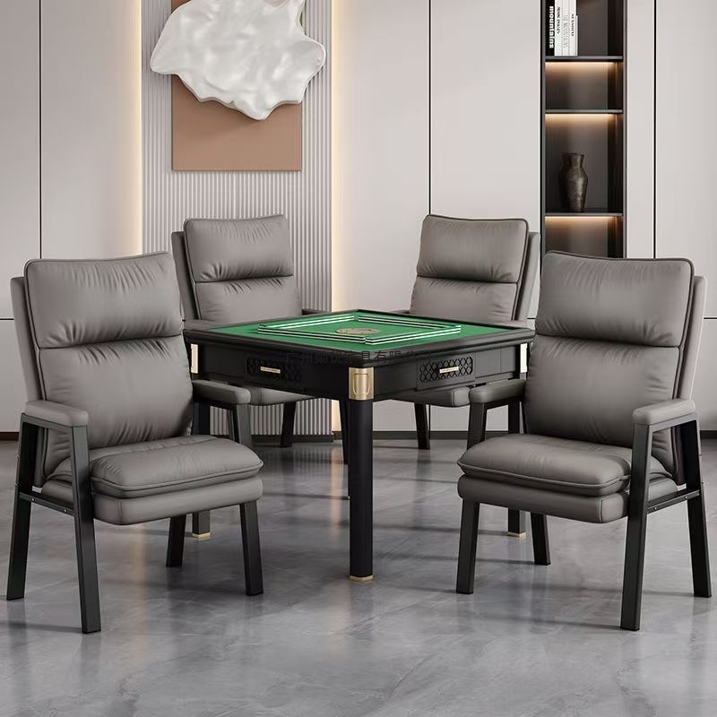 Xunyou Mahjong Chair, Special Stool for Chess and Card Room, Home Mahjong Chair, Set of Four, Comfortable for Long Sitting, Conference Chair