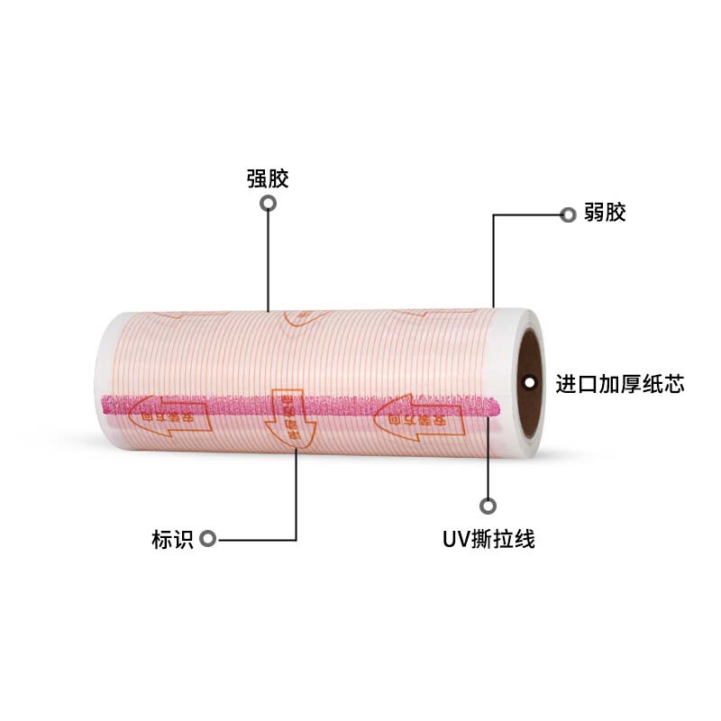 可撕式滚筒替换芯新式双胶除尘地毯衣物粘毛器纸清洁沾毛强弱胶粘|undefined