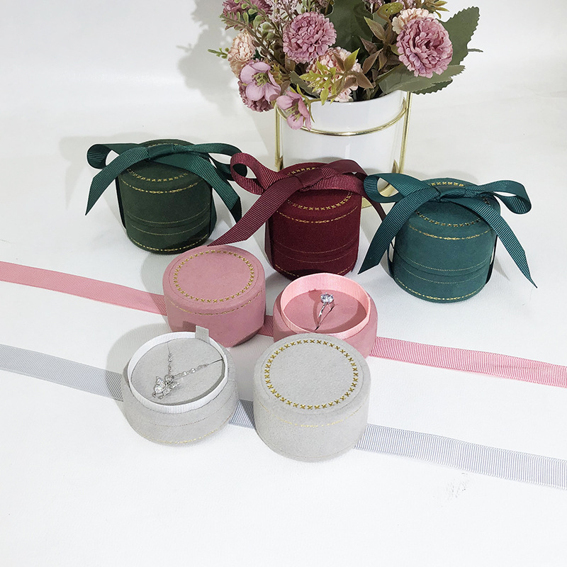 80g Weight Rings, Necklace, Jewelry Boxes Classification 1 Piece Quantity Home, Daily Occasion Flannel Material Bag, Solid Color Pattern Elegant Style 1 Piece Flannel Elegant Home Daily Bag Solid Color Rings Necklace Jewelry Boxes 2