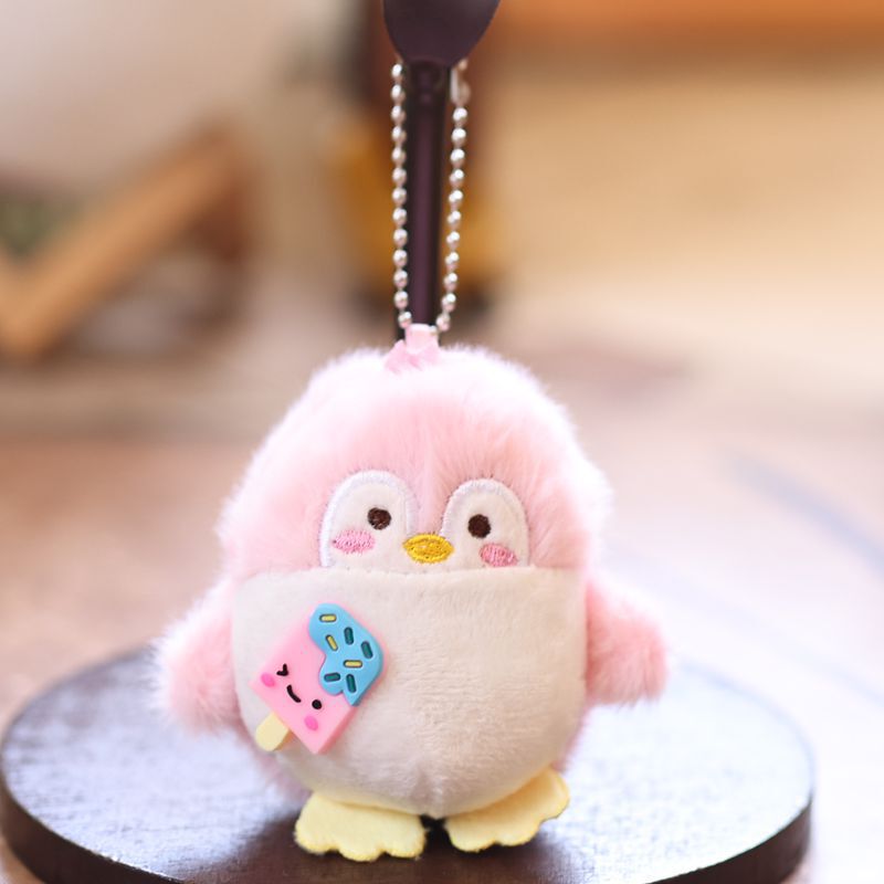 かわいいロリポップリトルペンギンペンダントぬいぐるみ漫画バッグペンダントキーホルダー人形人形|undefined