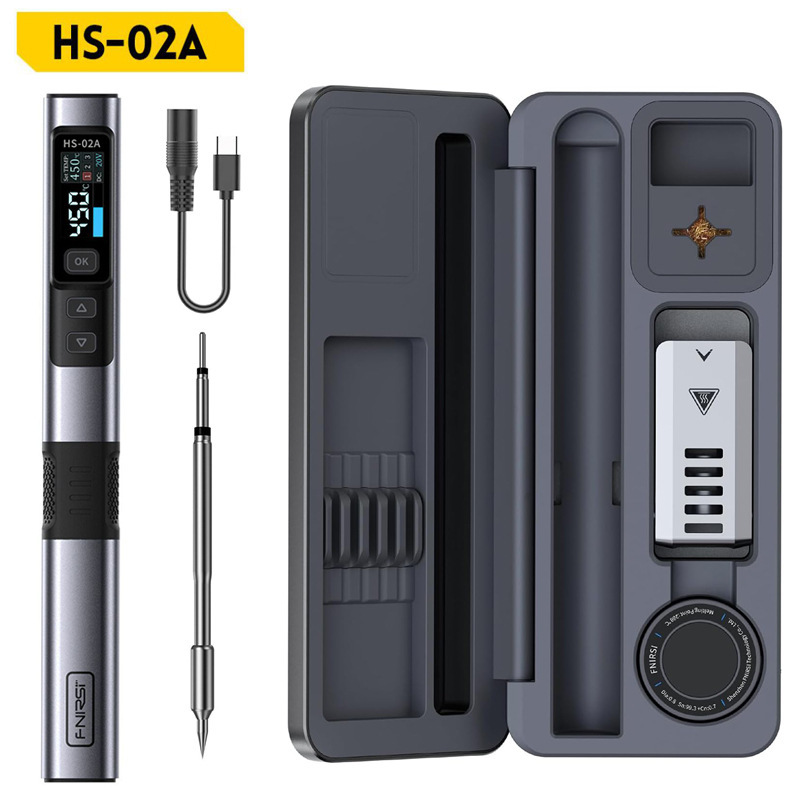 FNIRSI HS-02a/02bスマートはんだ付けモバイルテーブル収纳ケースはんだ付けセット|undefined
