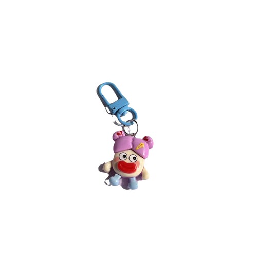 Cute colorful sausage mouth girl keychain ins Sanfu same style~student school bag pendant best friend gift jewelry