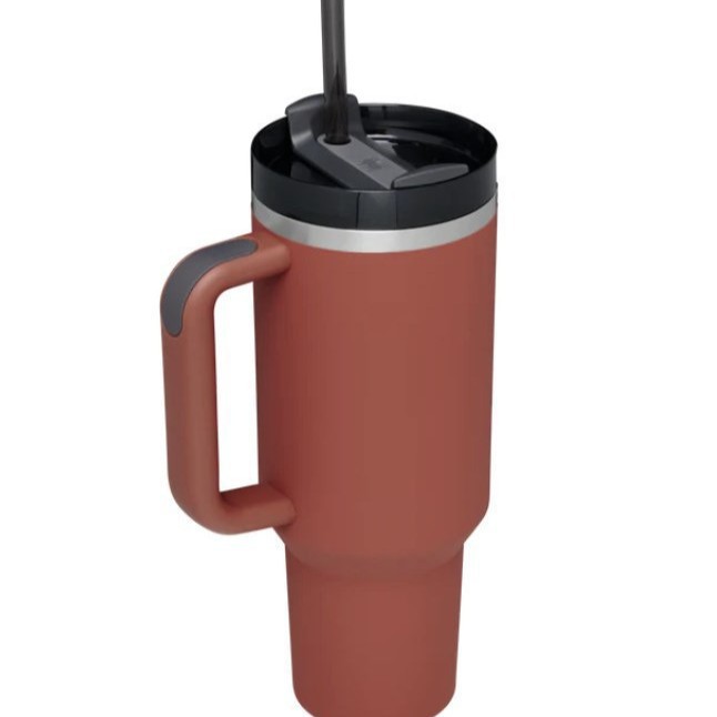 Vaso térmico de 40oz con asa segunda generación | Taza doble capa con tapa, popote y LOGO personalizado al por mayor