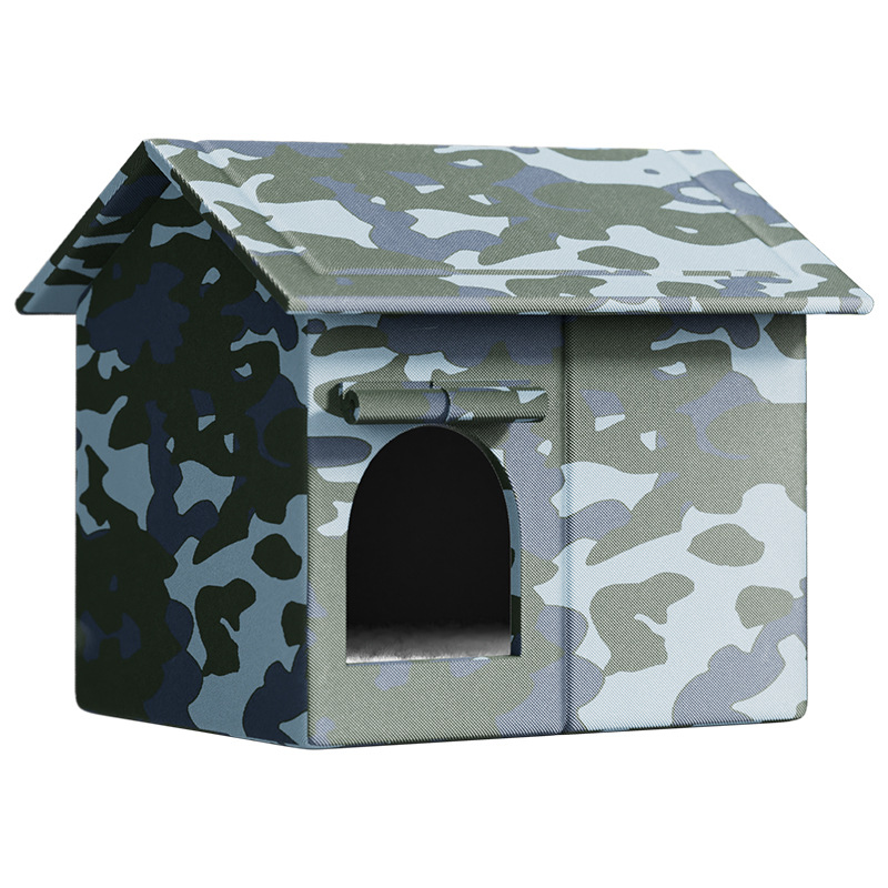 Nido para gatos callejeros Nido para gatos al aire libre impermeable y a prueba de lluvia Cálido en invierno