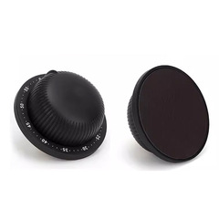 新品キッチンタイマーステンレス機械タイマー黒帽子学習目覚まし時計マグネットマグネット吸いリマインダー