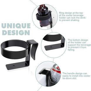 Wholesale Insulated Box Cup Holder Cooler Wine Beverage Storage Basket Outdoor Picnic Insulated Box Accessories Cup Holder
