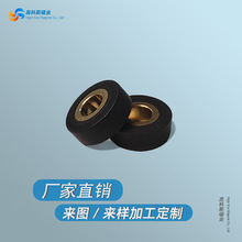 适用于编码器霍尔感应注塑铜套磁环工厂直销汽车电机控制器磁铁