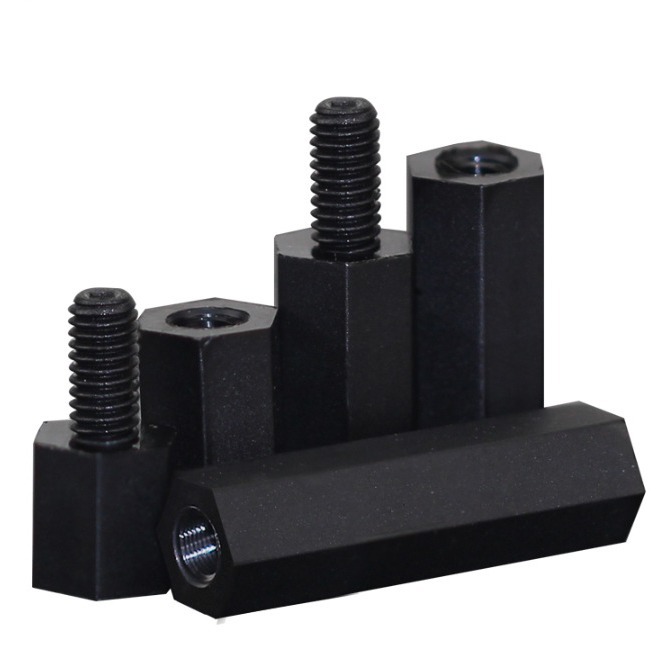 M3-35MM HTS-335六角内外螺纹隔离柱 尼龙单头螺丝柱 六角隔离柱