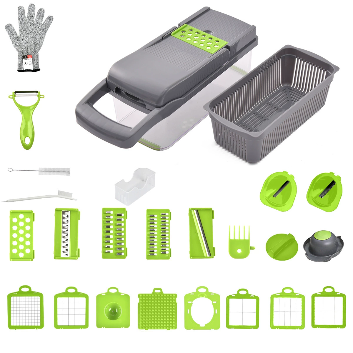 Cross -border multi -functional vegetable cutting artifact shaved shredders potato slice cutter cutter