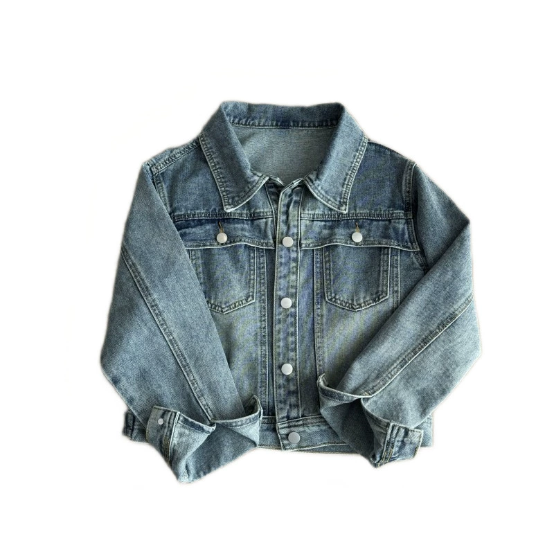 Design fresh light short denim skirt, jacket, western style
