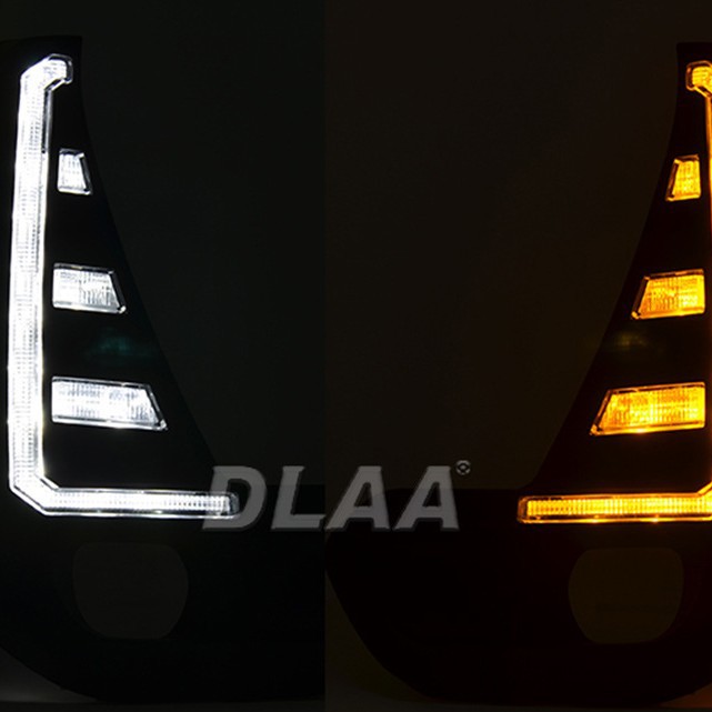Aplicable a Toyota 20 / 21 nuevo conjunto de lámpara de niebla LED delantera Hercules REVO, lámpara de barra de luz diurna modificada
