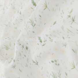 全棉数码印花双层纱布碎花卡通纯棉水洗棉面料婴童成人家居服面料