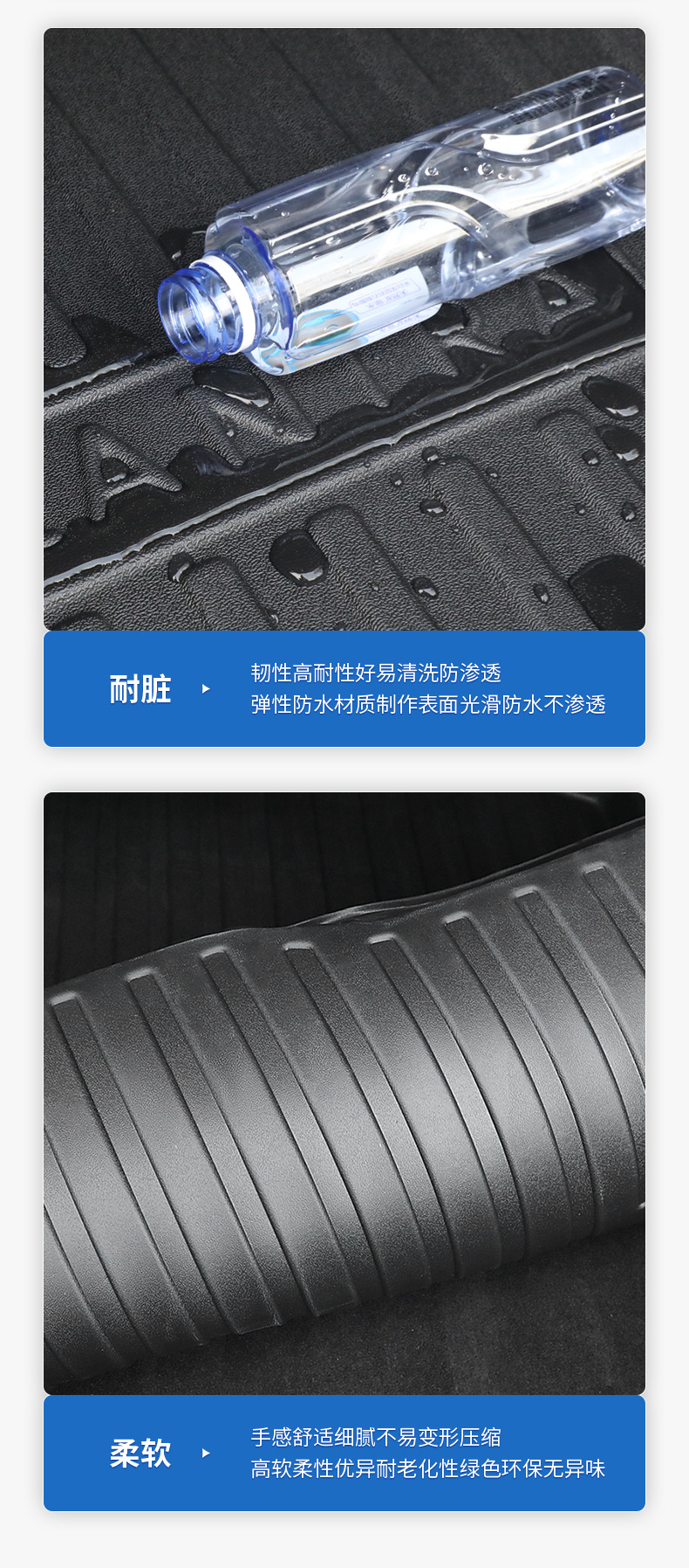 Suitable for 25 Models of Hiace 06Dmi Trunk Mat Interior Waterproof Special Wear-Resistant Tpe Hiace 06Dmi Trunk Mat