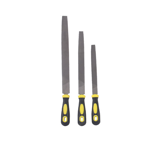 File: High Hardness Flat File, Coarse-to-Fine Tooth, for Bench Worker, Wood Worker, Sanding Tool with Handle