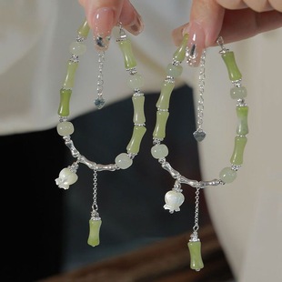 New Style Bamboo Suzuki Orchid Bracelet Ins Niche Design New Chinese Style Bracelet Gifts