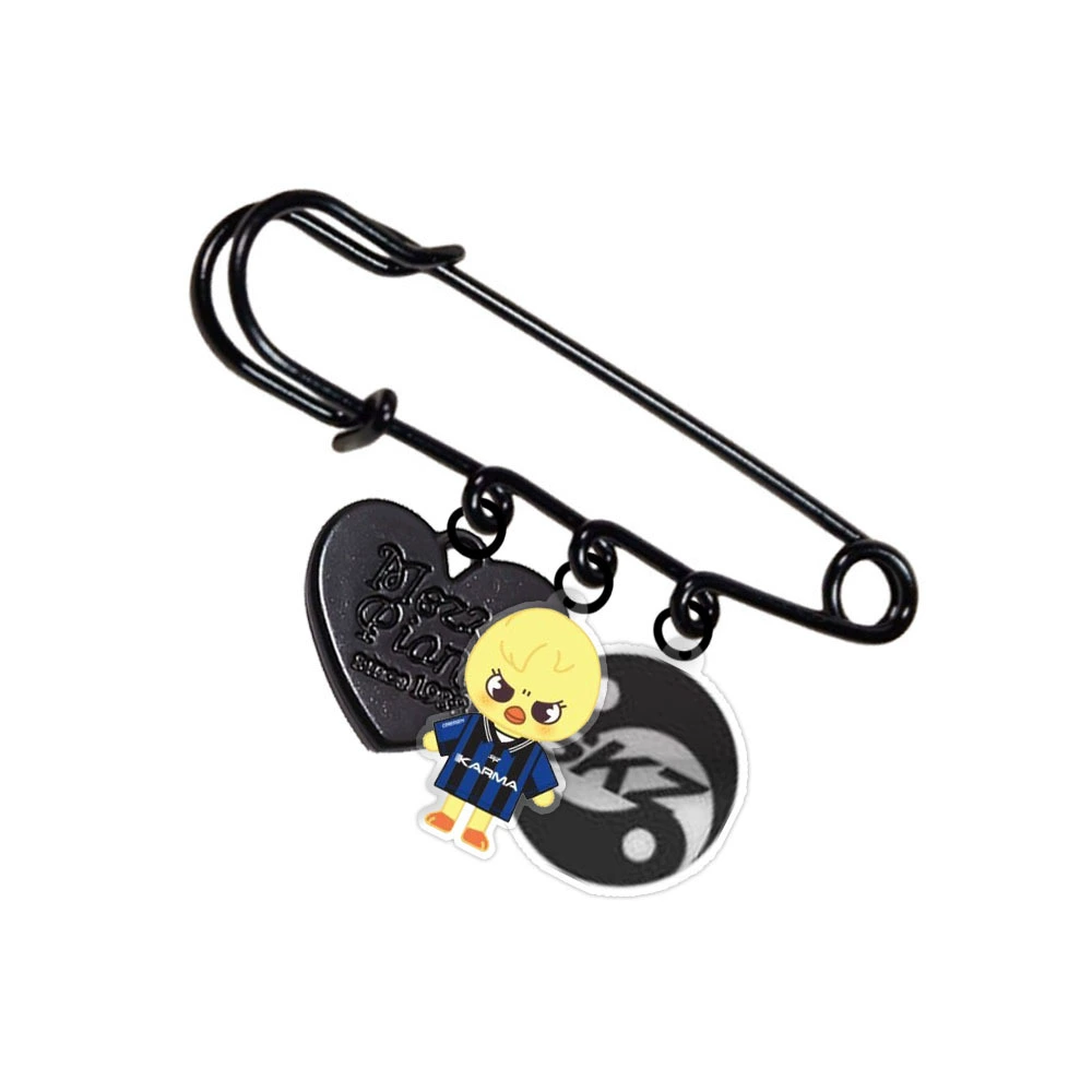 SKZ street children STRAY KIDS KARMA pin acrylic pendant cartoon acrylic keychain