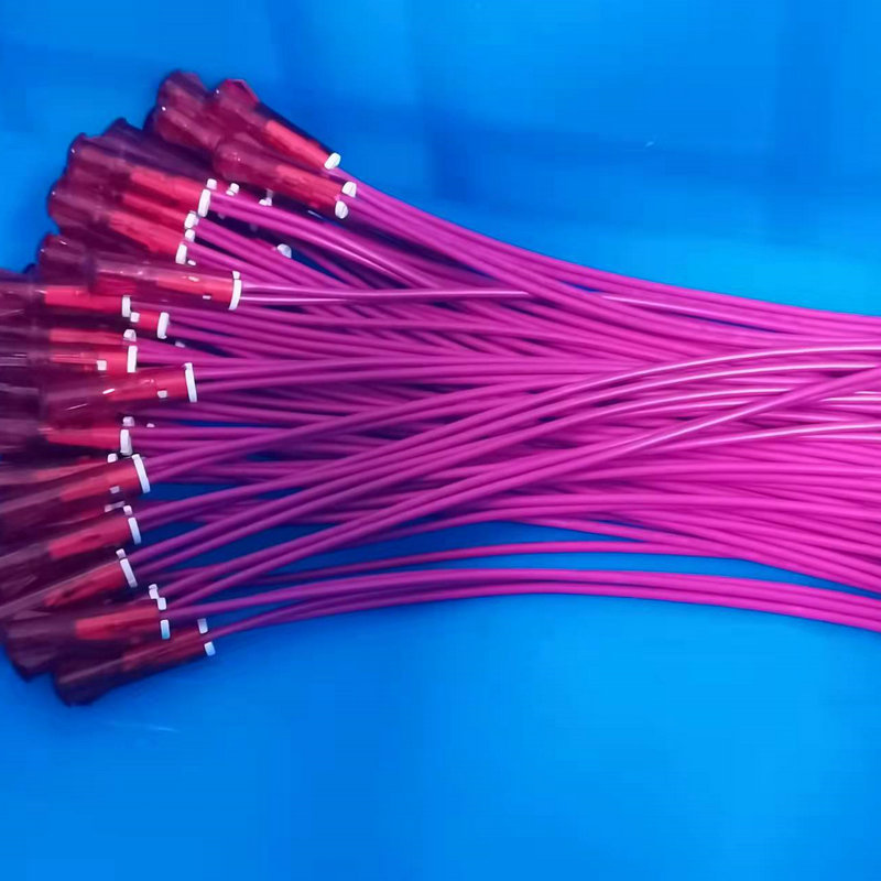 红色电视电脑指示灯连接线 基板配线端子线 指示灯配线厂家加工