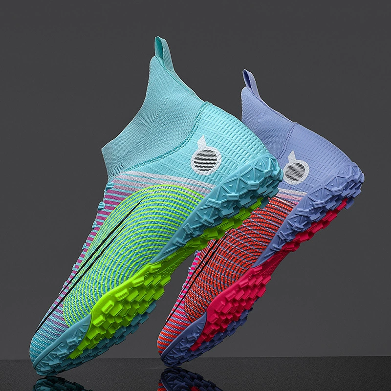 Футбольные туфли мужские гвозди дети летние ученики начальной и средней школы противоскользящие и износостойкие тренировочные туфли женские взрослые ag гвозди соревнования кроссовки