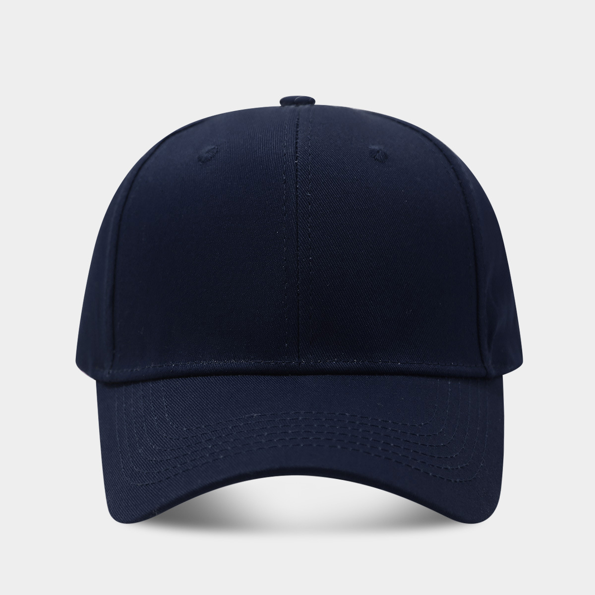 Primavera y verano al aire libre sombrero de protección solar sombrero de color sólido simple sombrero de béisbol casual duro mostrando cara pequeño sombrero de lengua de pato para hombres y mujeres