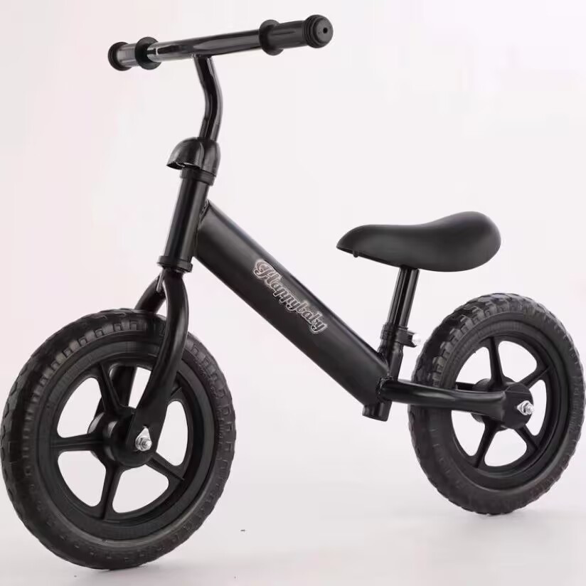 Bicicletas de equilibrio para niños sin pedal, bicicletas de dos ruedas, 12 pulgadas sin inflar para bebés pequeños, gran descuento