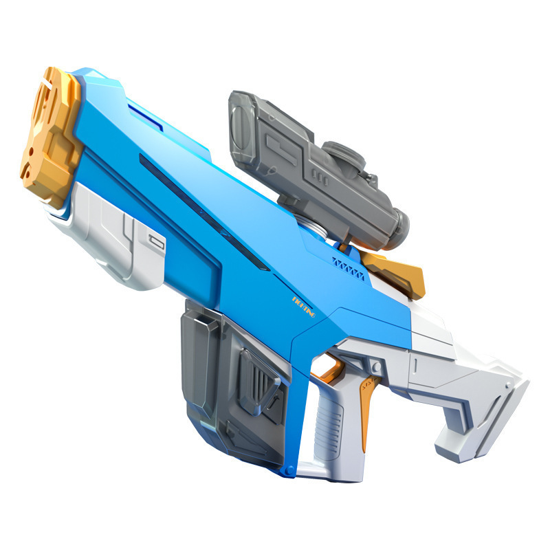Pistola de agua eléctrica de pulso transfronterizo de alta capacidad de alta presión de agua de agua automática de absorción de agua para niños, niñas y niños pistola de juguete de agua