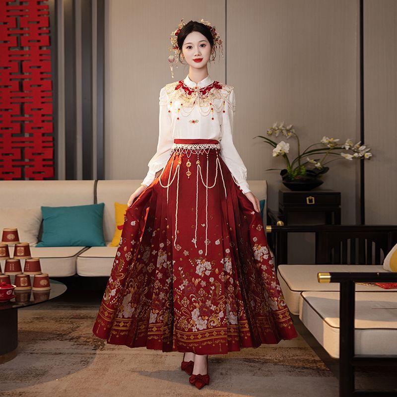 New Chinese-Style Suit, Toast Suit, Bridal Suit [囍] Engagement Suit, Homecoming Suit, New Chinese-Style Wedding Suit, Bridesmaid Suit