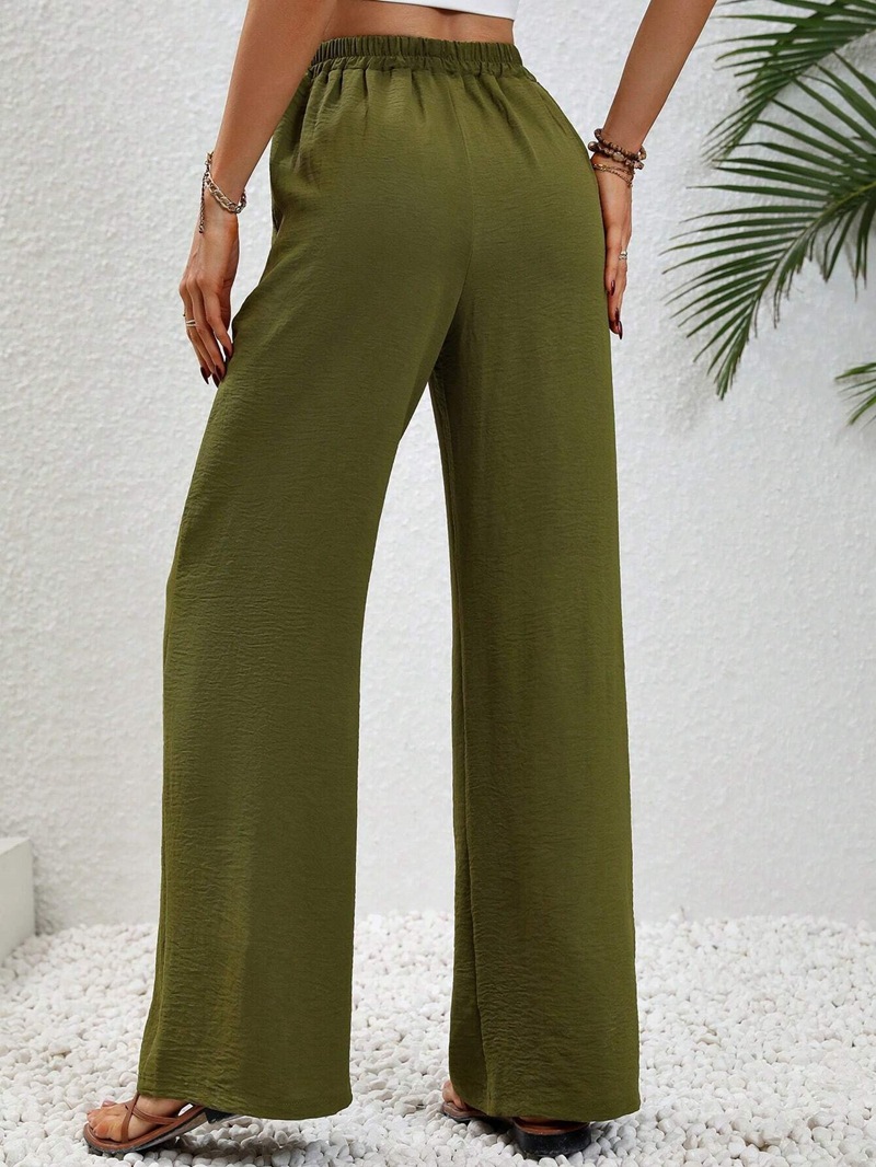 Women's Daily Streetwear Solid Color Full Length Casual Pants Straight Pants display picture 9