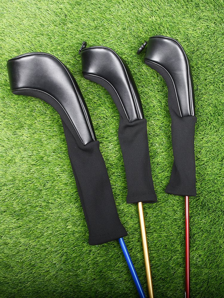 Cubierta del Club de Golf cubierta del Club de madera cubierta protectora del club cubierta de la cabeza del Club de La PU deportes accesorios al aire libre