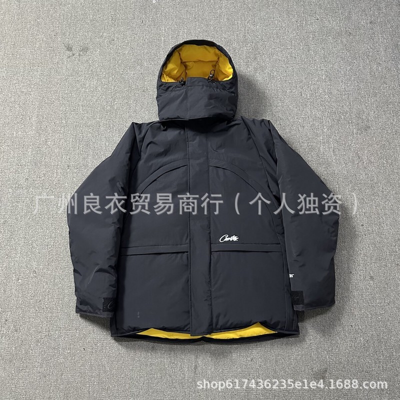 批发CORT美式潮牌刺绣恶魔岛连帽棉服男女ins秋冬季棉衣外套潮ins|undefined