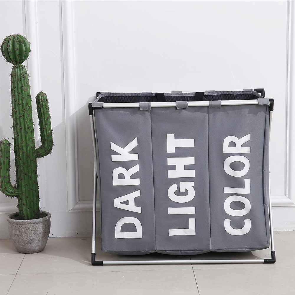 Shu Shi Home Fabric Waterproof Laundry Basket Home Storage Toy Storage Basket Handheld Oxford Cloth Foldable Dirty Laundry Basket