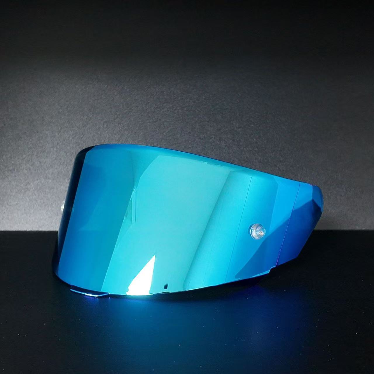 Motorcycle Helmet Lens Riding Windproof Suitable for Kyt Full-Face Helmet Lens Electroplating Lens