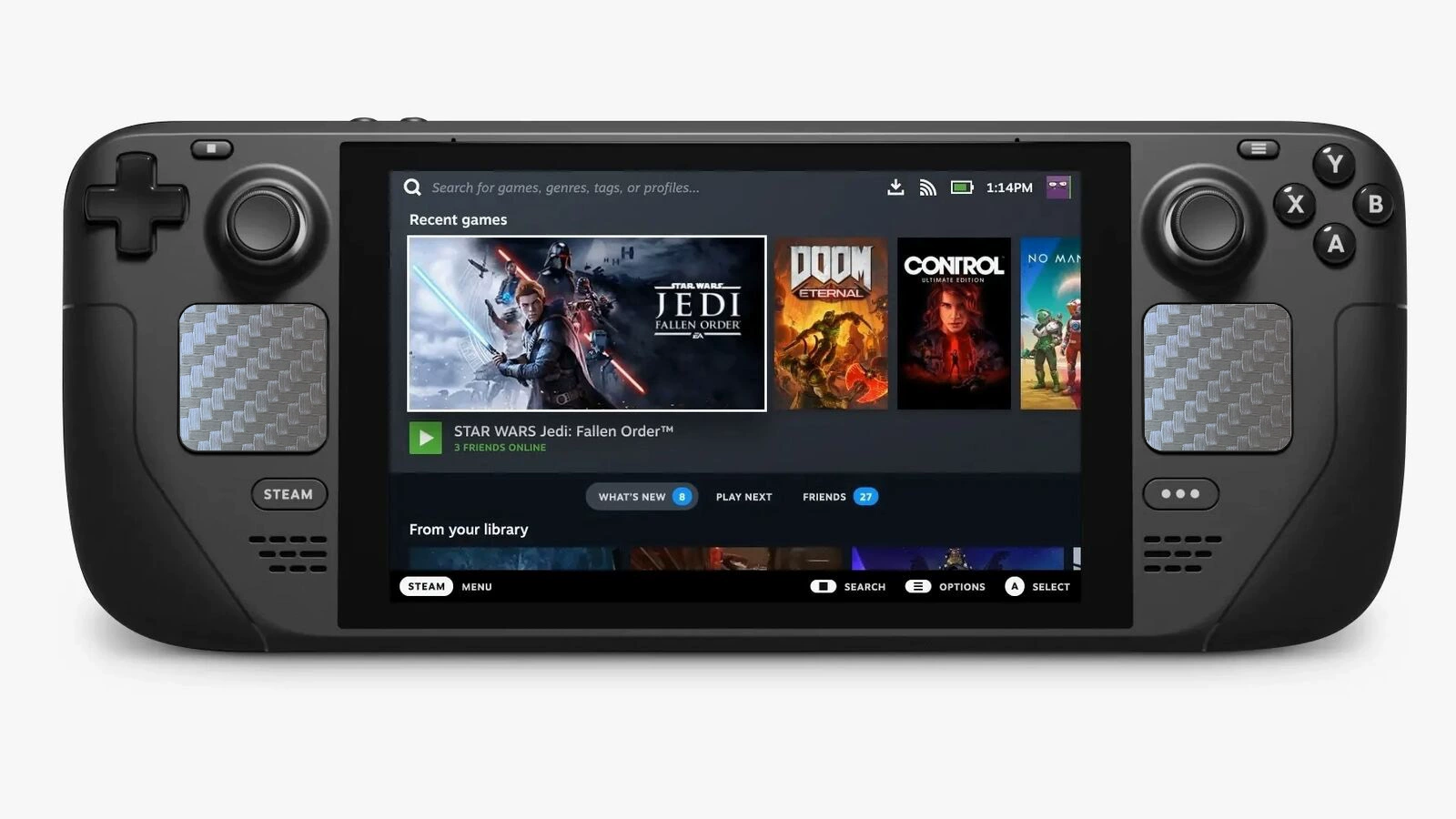Наклейка для Steam Deck, комплект из шестой установленных шлифованных кнопок, углеродная сенсорная пленка для тачпада