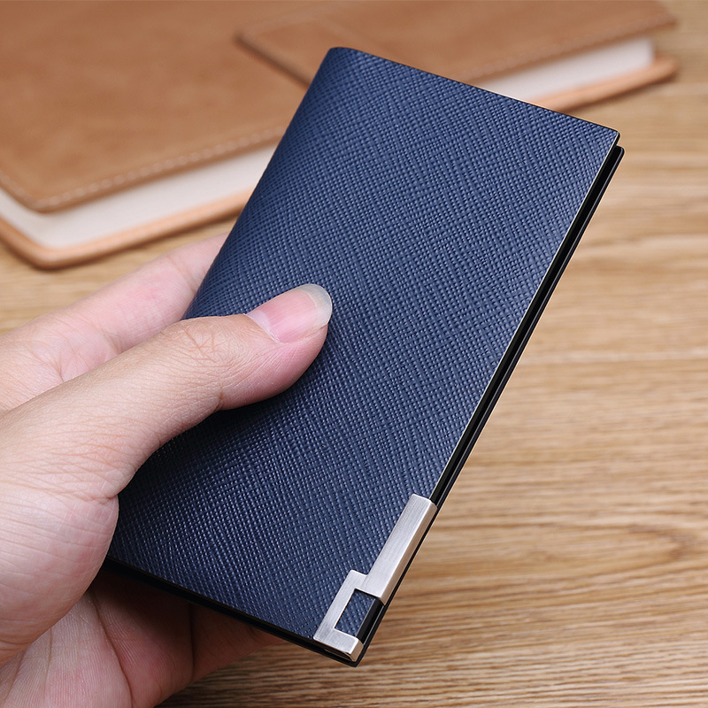 King Paul Card Holder Men's Short Ultra-thin Cowhide Wallet Men's Fashionable Large Capacity Card Holder Card Holder Men's Wholesale King Paul Card Holder Men's Short Ultra-thin Cowhide Wallet Men's Fashionable Large Capacity Card Holder Card Holder Men's Wholesale