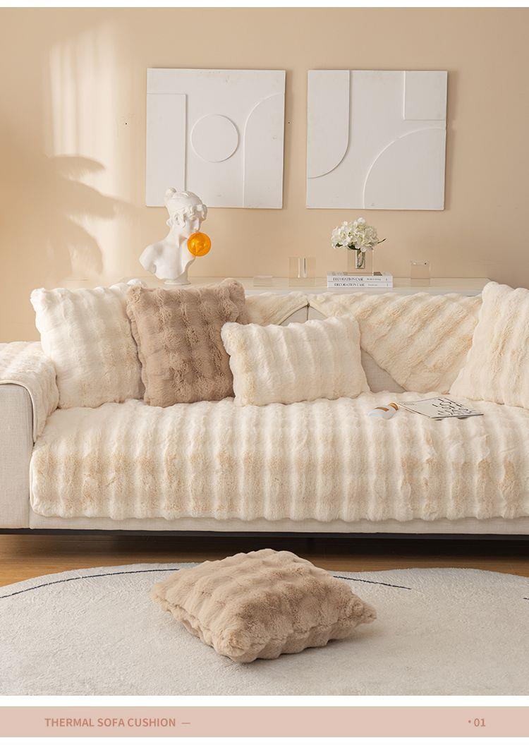 Sofa Cushion Girl's Desk Blanket Full-Cover Commercial Splicing Same Style Bedside Company Full-Cover Hotel Entrance Solid Color Carpet