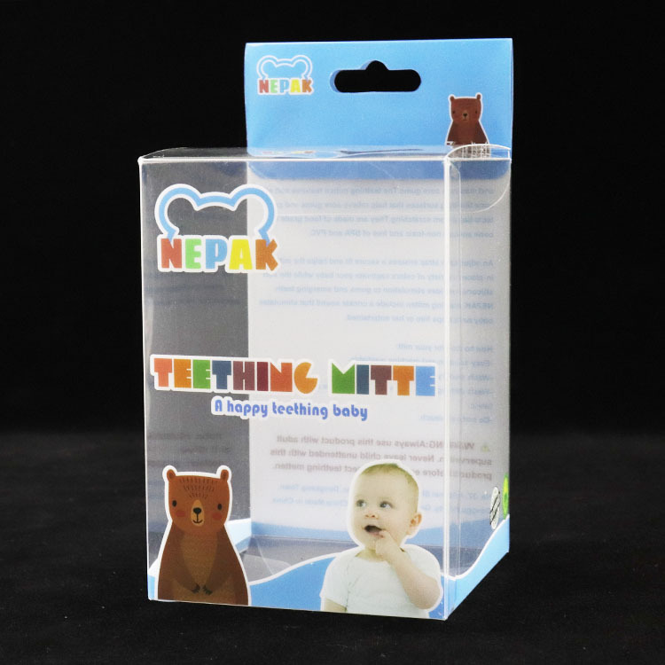 厂家直销彩印PVC塑料包装盒 婴幼儿奶瓶PET透明折盒胶盒 PP磨砂盒