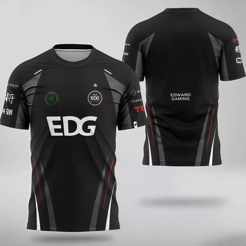 Edg Short-Sleeved T-Shirt 2026 Championship E-Sports Uniform Valorant Fashion Comfortable Zmjjkk Team Uniform Edg Short-Sleeved T-Shirt 2026 Championship E-Sports Uniform Valorant Fashion Comfortable Zmjjkk Team Uniform