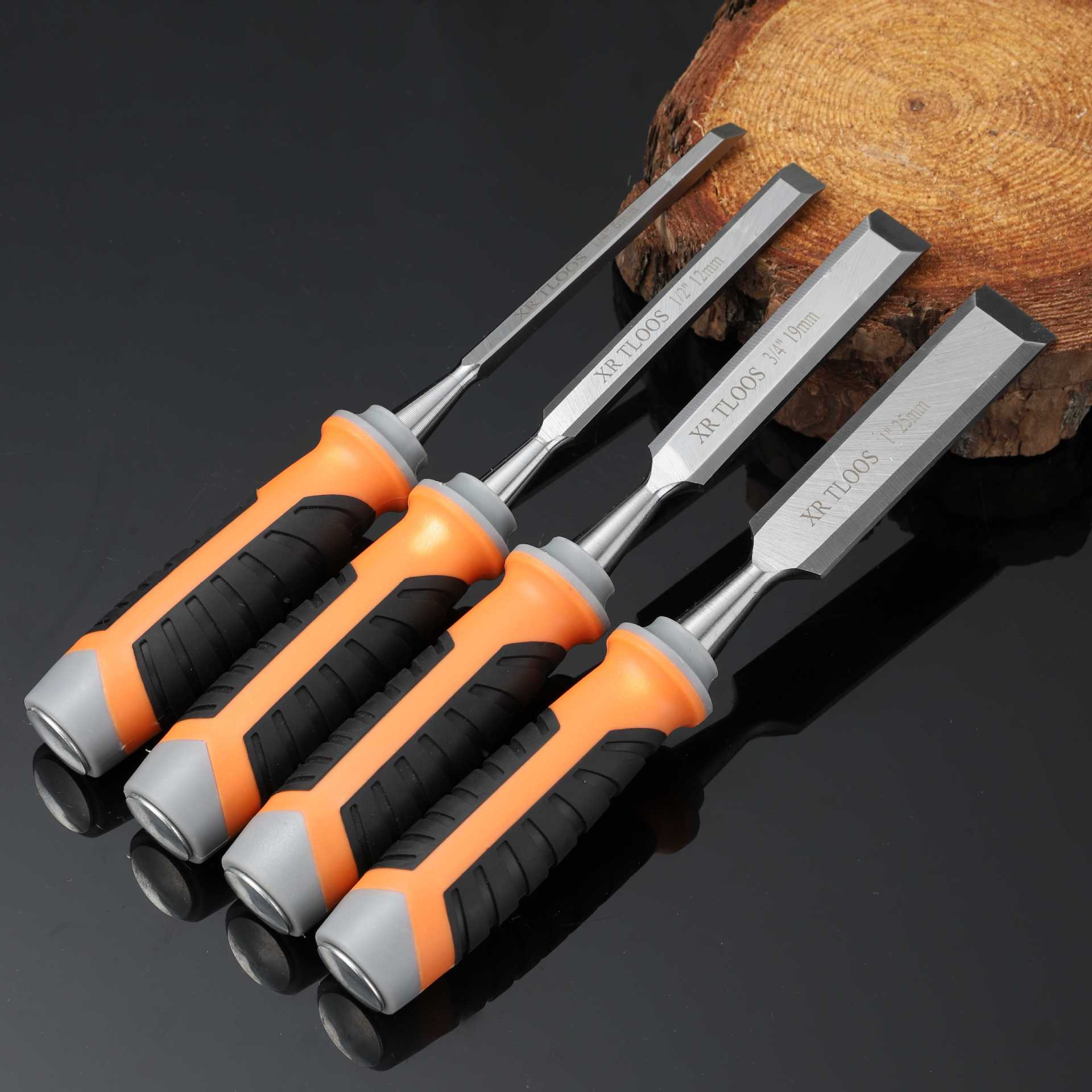 便携塑料手柄高碳钢木工凿木匠专用雕刻刀多规格木工凿厂家批发