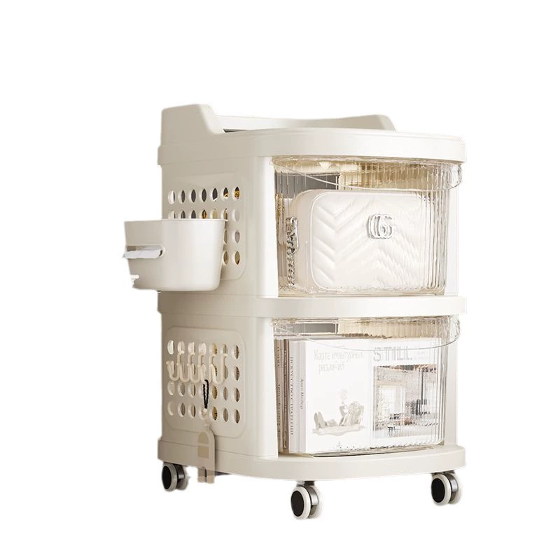 Children's storage system for new born, multilayer cart for boxes